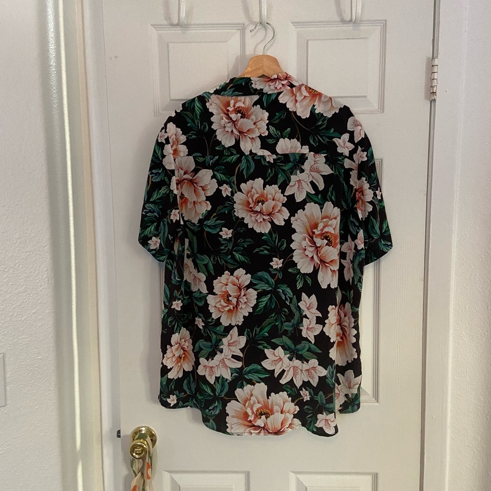 Maria Floral Silk Blouse